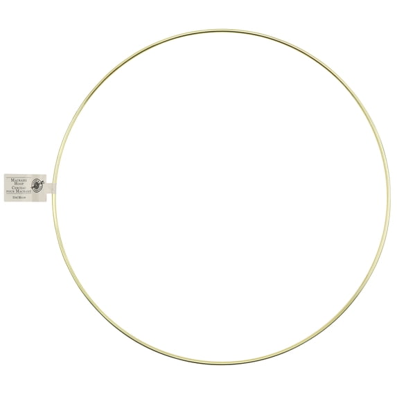 36 Pack: Macrame Brass Ring by Loops & Threads