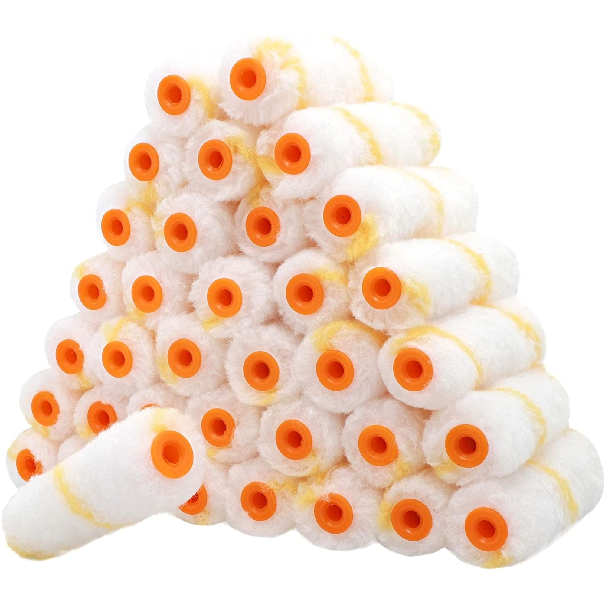 36 Pack Mini Paint Roller Covers, Painting Supplies, Roller Paint Brush (4 In)