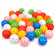 36 Pack Plastic Practice Golf Balls, 42mm Hollow Limited-Flight Golf Training Balls for Backyard Swing Practice, Indoor & Outdoor Practice