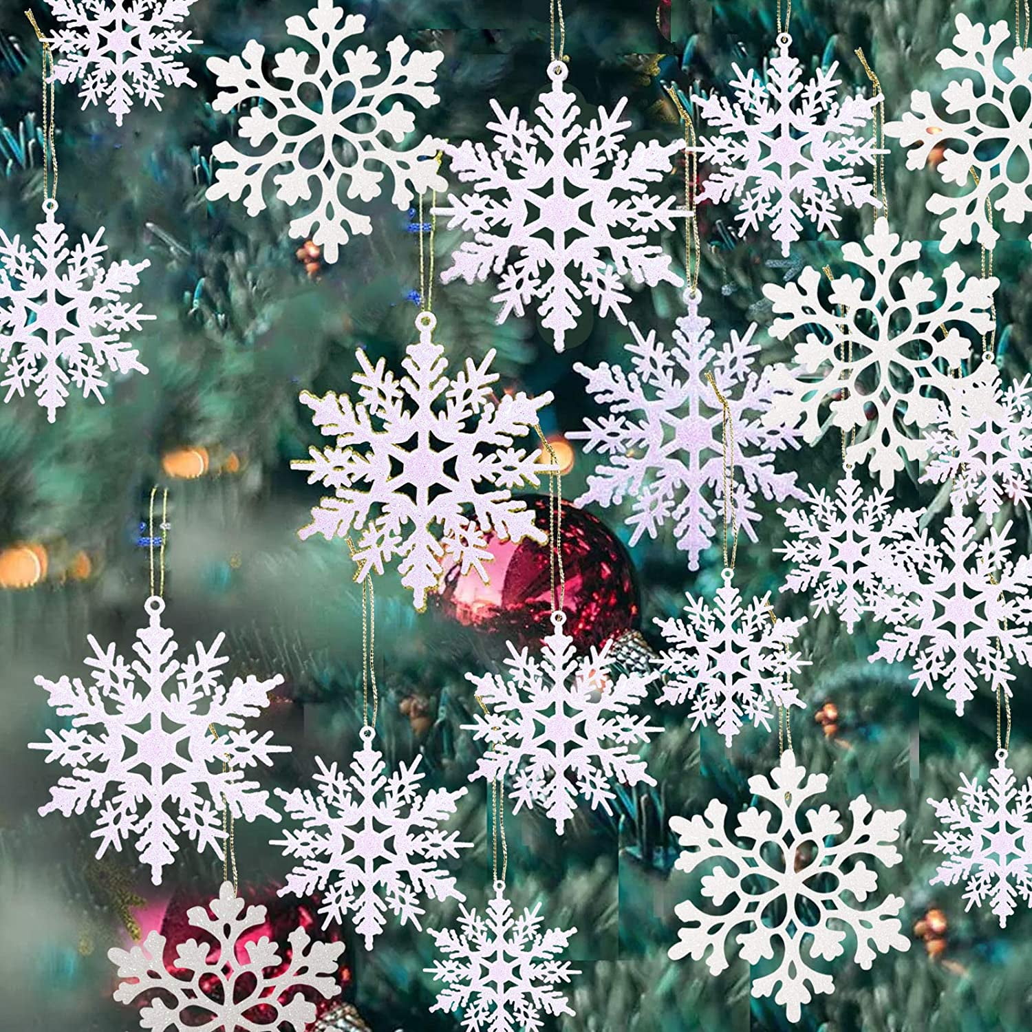 Snowflake Decorations, Snowflake Confetti, Winter Wonderland