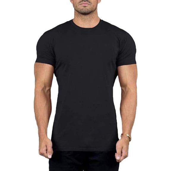 36 Pack SOCKS'NBULK Mens Cotton Crew Neck T-Shirts Mix Colors