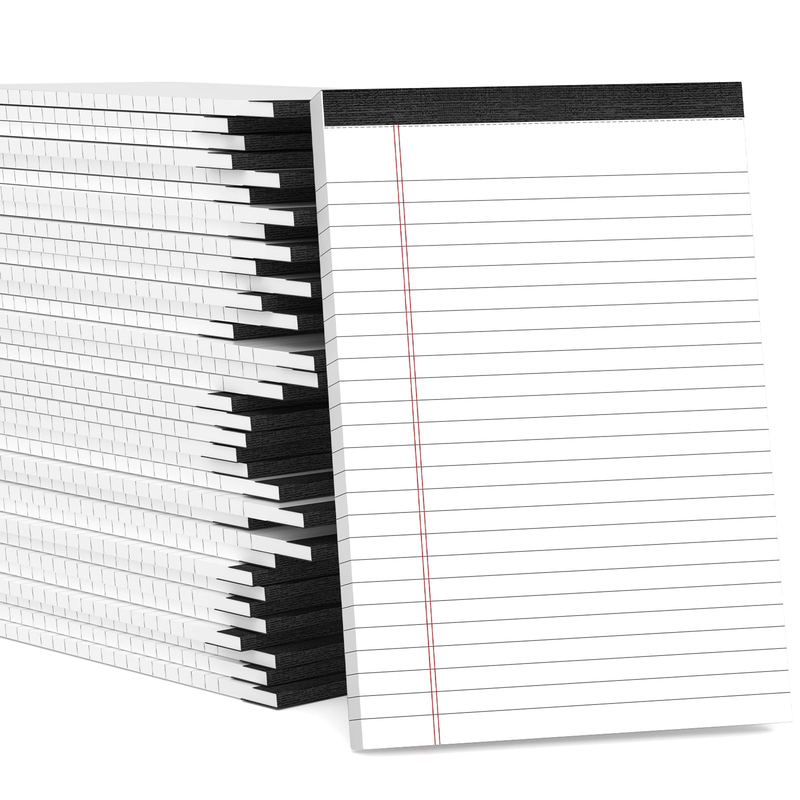 36 Pack Small Legal Pads 5x8 White Note College Ruled Paper Tablets For Office 80 Gsm Narrow Pad Notepad 30 Sheets Writing Lined Notepads