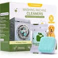 thumbnail image 1 of 36 Pack Washer Machine Cleaner Tablets Supply, Front & Top Load Washer Deep Cleaning, Septic Tank Safe, HE Support, Remove Stubborn Pet Hair, Eliminates Smells, Prevents Dander Build-up, 1 of 5