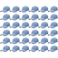 thumbnail image 1 of 36 Pack Wholesale Baseball Cap Bulk Plain Blank Hat Adjustable Size Sky Blue, 1 of 7
