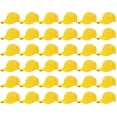 thumbnail image 1 of 36 Pack Wholesale Baseball Cap Bulk Plain Blank Hat Adjustable Size Yellow, 1 of 7