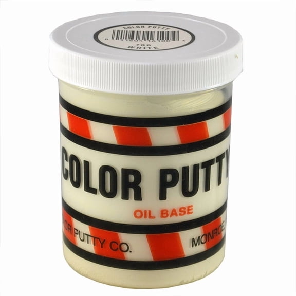 36-Pack of 1 lb Color Putty 100 Color Putty White Oil-Based Putty
