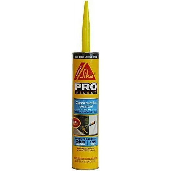 36-Pack of 10.1 oz Sika 515310 Dark Bronze Sikaflex All Purpose Construction Sealant
