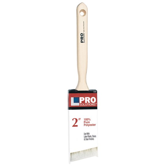 36-Pack of 2” Pro Solutions 24220 Polyester Paint Brush Angle Sash, Standard Handle