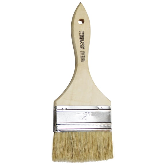 36-Pack of 3" Premier WV-30 Chip Brush 100% White Chinese Bristle