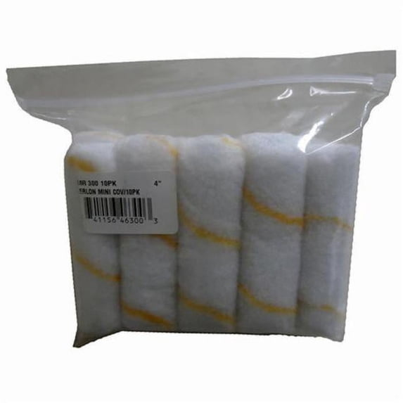 36-Pack of 4" x 3/8” Nap Linzer MR300-10 Project Select Moisture and Solvent Resistant Roller Cover 10-Pack
