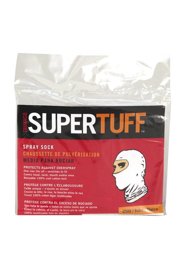 36-Pack of White Trimaco 9304 Spray Sock Stretchable Cotton