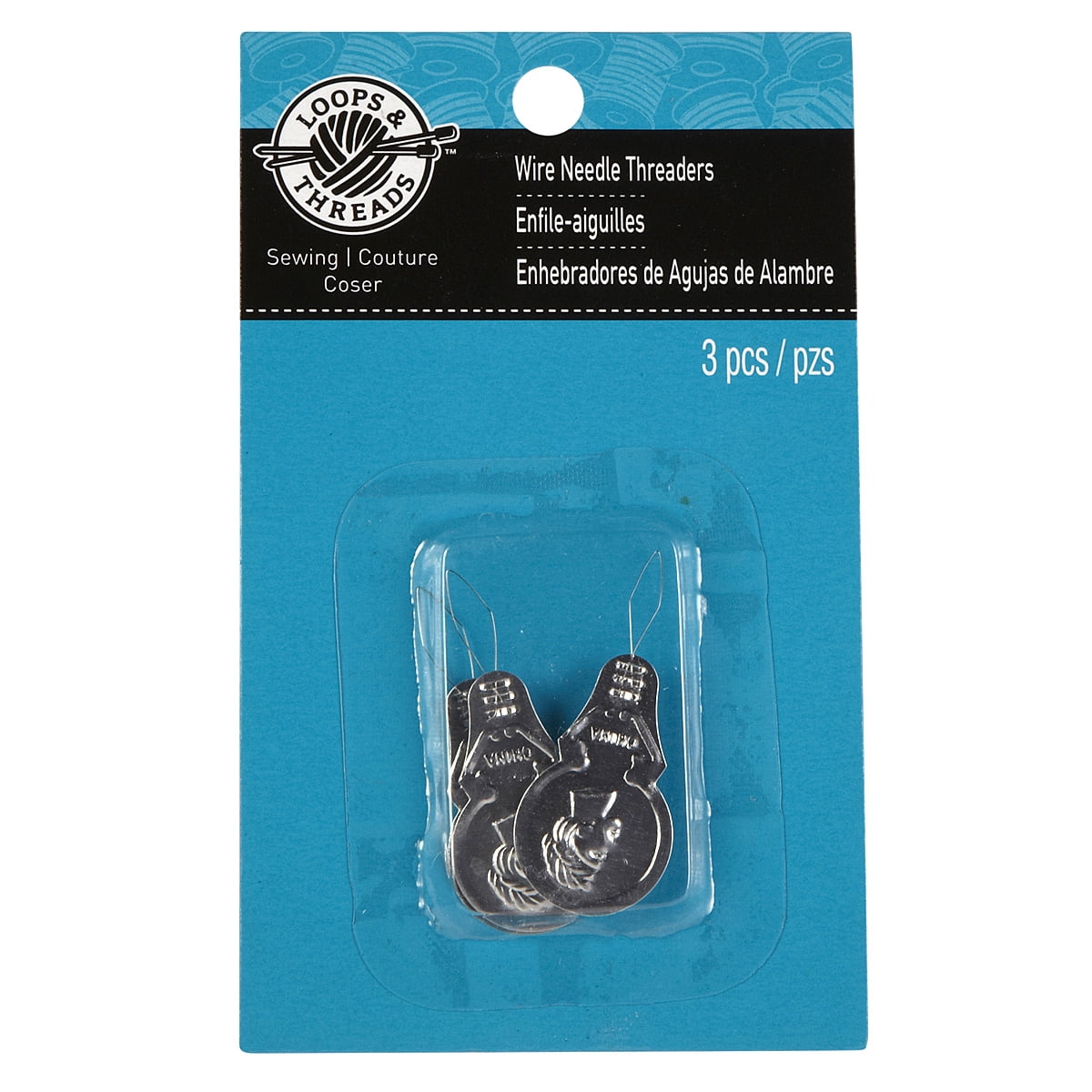 Loops & Threads Wire Needle Threaders, 36 Packs: 3 ct. (108 total)