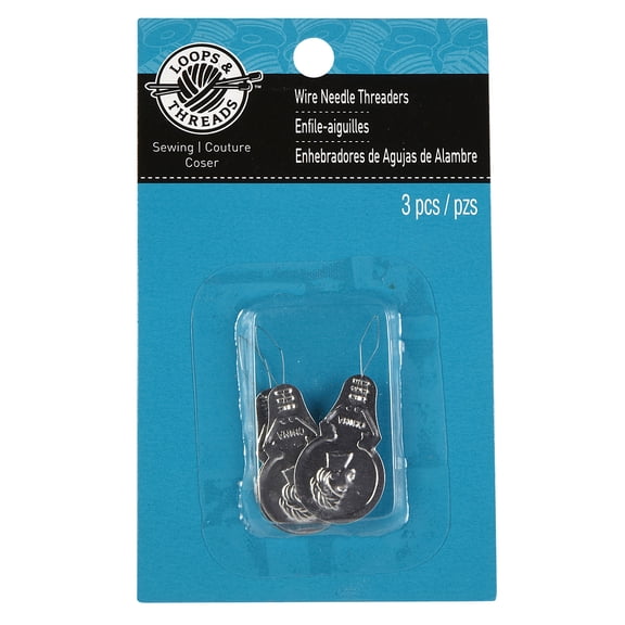 Loops & Threads Wire Needle Threaders, 36 Packs: 3 ct. (108 total)