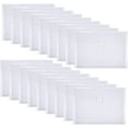 36 Packs Plastics Legal Size Filing Envelopes Clear File Folders with