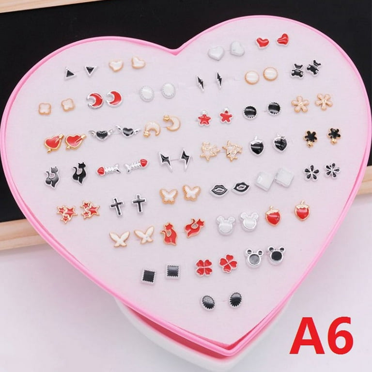 Plastic pierced deals earrings