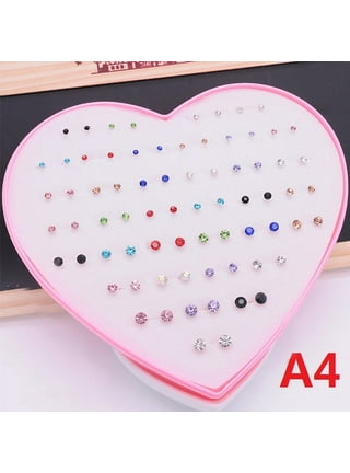 5Pairs Mix Styles Hypoallergenic Simple Plastic Earrings Clear Ear Pins  Needle and Resin Earring Backs DIY Ear Accessories - AliExpress