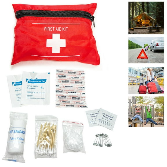 36 Pc First Aid Emergency Kit Camping Hiking Home Travel All Purpose Medial Set