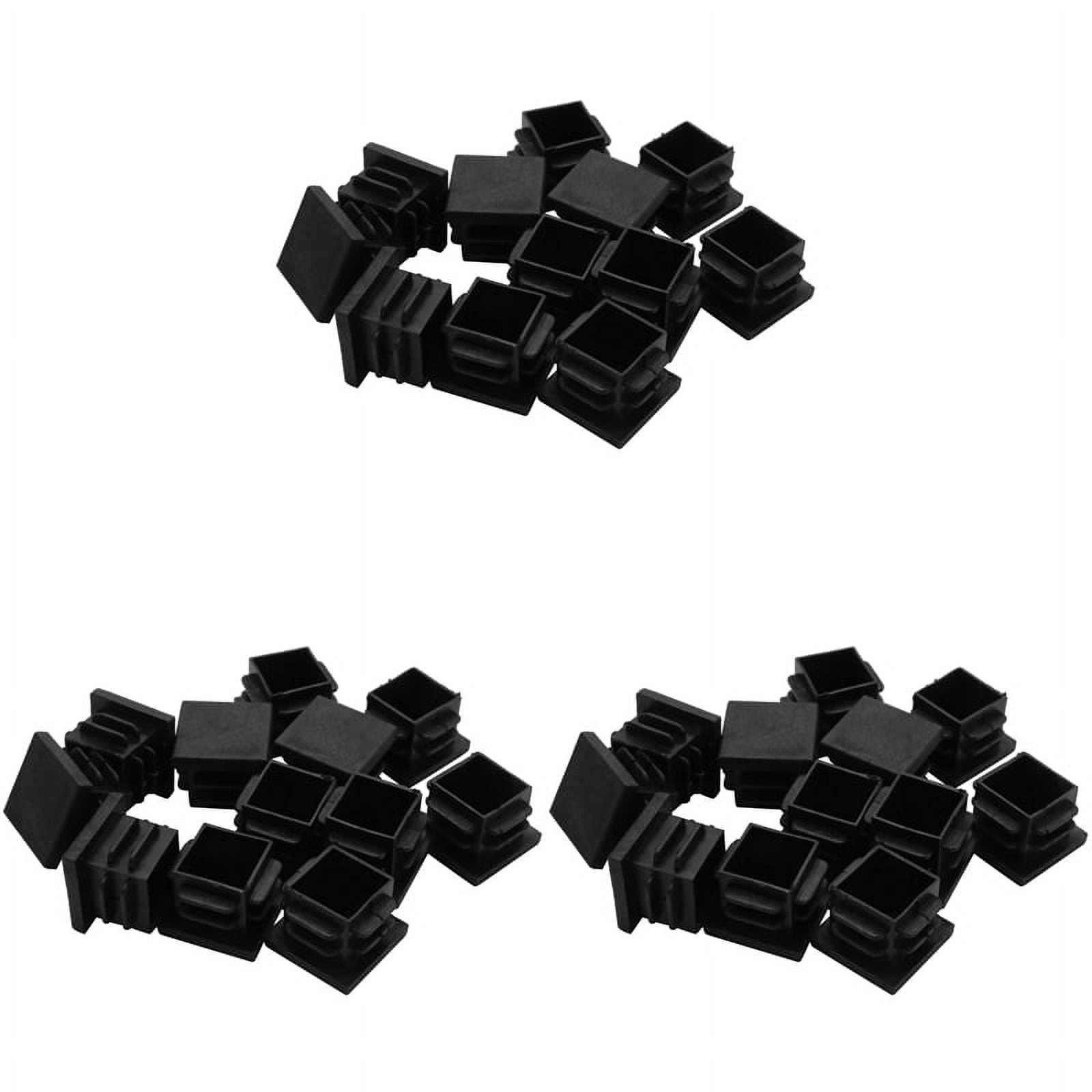 36 Pcs 19mm x 19mm Blanking End Caps Square Tubing Tube Insert Plastic