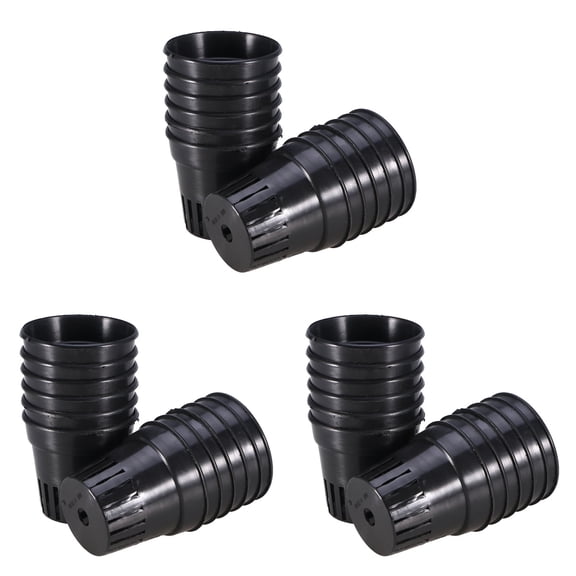 CIMAXIC Garden Net Cups Plastic Pots, Uv-Resistant, Black, for Gardening Use 36Pcs