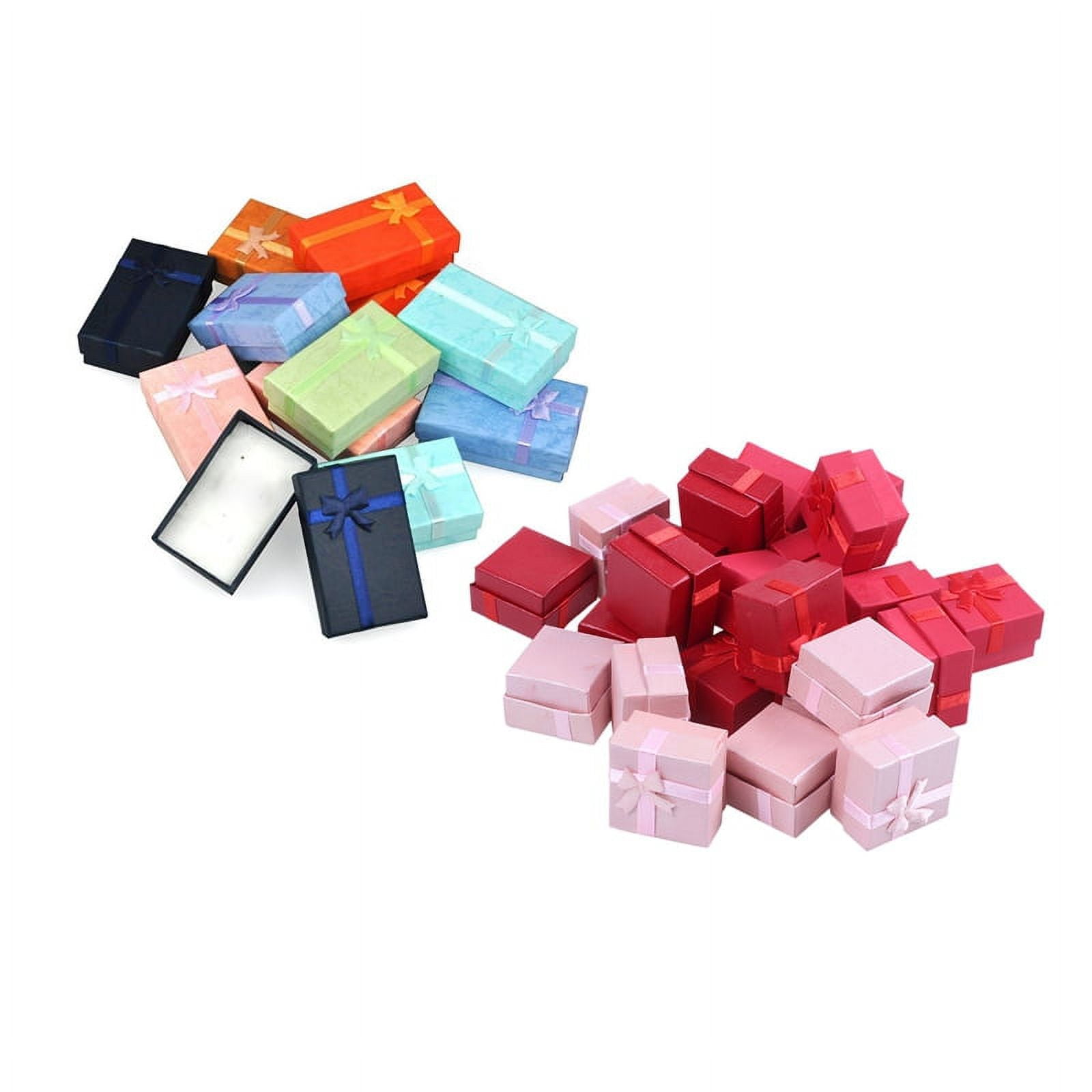 36 Pcs Assorted Jewelry Gifts Boxes for Jewelry Display Assorted Colors