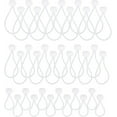 thumbnail image 1 of 36 Pcs Ball Bungee Cords White Bungee Cord Loop Straps with Plastic Balls Heavy Duty Elastic String, 1 of 7