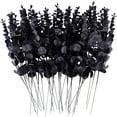thumbnail image 1 of 36 Pcs Black Eucalyptus Stems Artificial Eucalyptus Leaves Decor Eucalyptus Branches Fake Eucalyptus with Fake Leaves 15 inch Faux Eucalyptus Stem for Vase Wedding Bouquet Home, 1 of 6