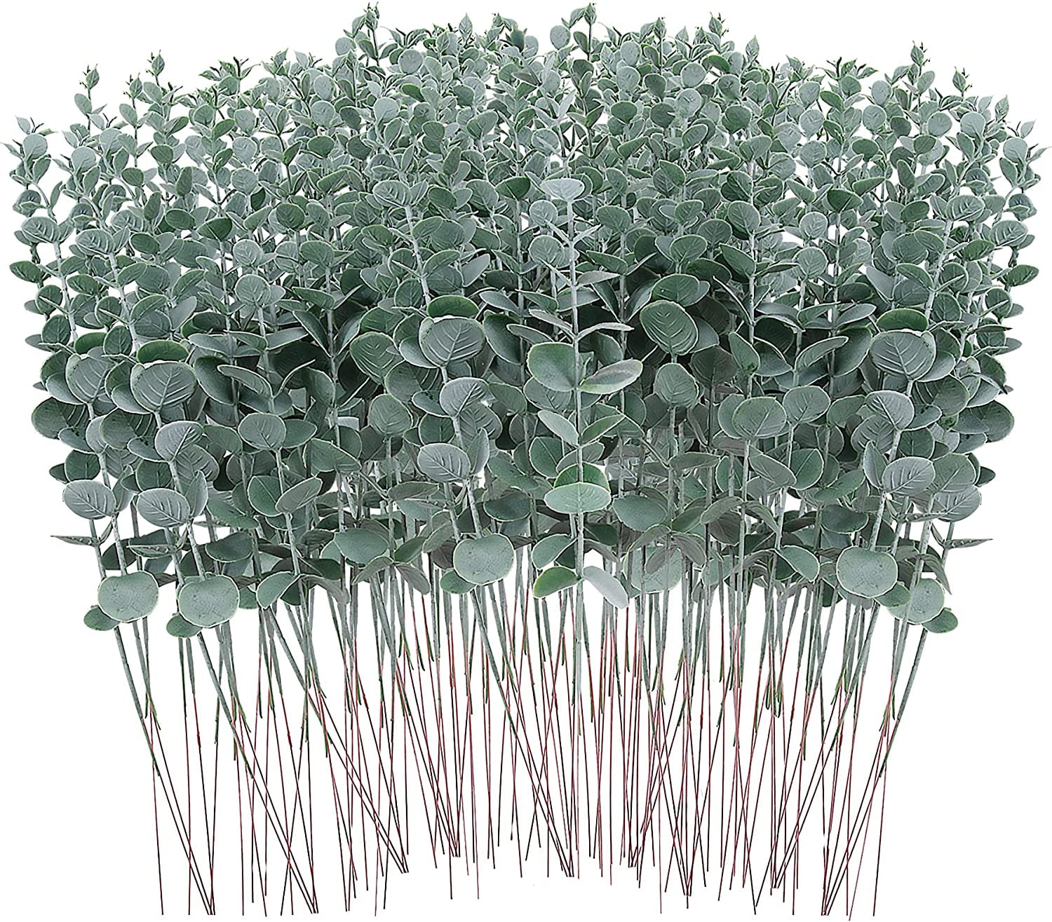36 Pcs Black Eucalyptus Stems Artificial Eucalyptus Leaves Decor ...