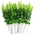 thumbnail image 1 of 36 Pcs Black Eucalyptus Stems Artificial Eucalyptus Leaves Decor Eucalyptus Branches Fake Eucalyptus with Fake Leaves 15 inch Faux Eucalyptus Stem for Vase Wedding Bouquet Home, 1 of 6