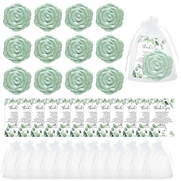 36 Pcs Bridal Shower Party Favors for Guests Small Rose Compact Mirror Bulk Wedding Favors Thank You Cards and Organza Bags Wedding Party Guests Souvenir Gift