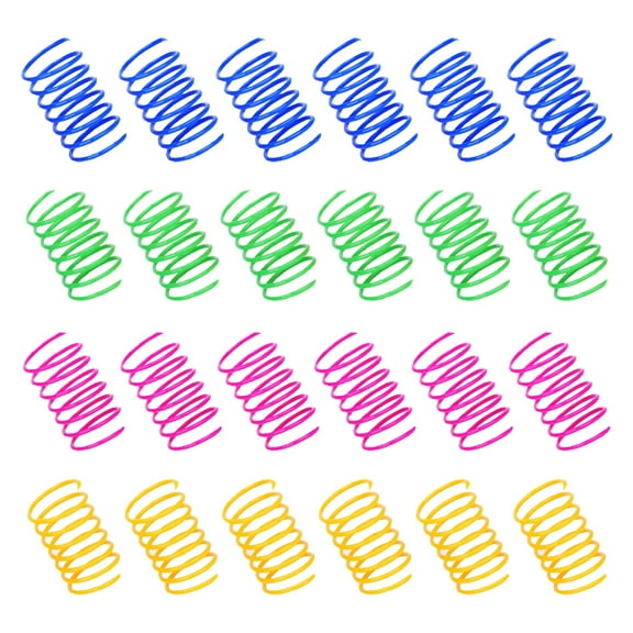 36 Pcs Cat Spring Springs for Pet Playing Rubber Plaything Safe Swatting