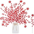thumbnail image 1 of 36 Pcs Christmas Curly Pick Red White Christmas Picks Christmas Tree Pick Candy Cane Christmas Decorations Christmas Tree Candy Shape Ornaments for Home Vase Wreath DIY Craft Xmas Tree Topper, 1 of 5