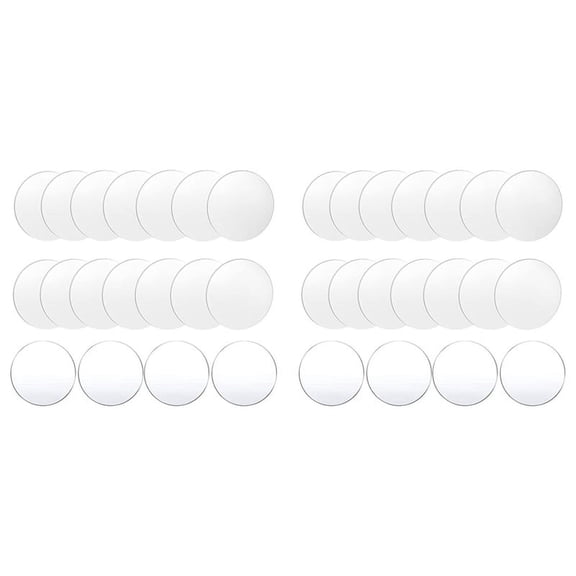 36 Pcs Clear Acrylic Disc 4 Inch Circle Acrylic Sheet Thick Circle Acrylic Rounds Blanks Acrylic Panel for