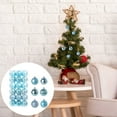 thumbnail image 1 of 36 Pcs Colorful Christmas Hanging Balls, Christmas Proof Ornaments, Christmas Tree Supplies, Multi Shaped Hanging Decorations(Sky Blue), 1 of 6