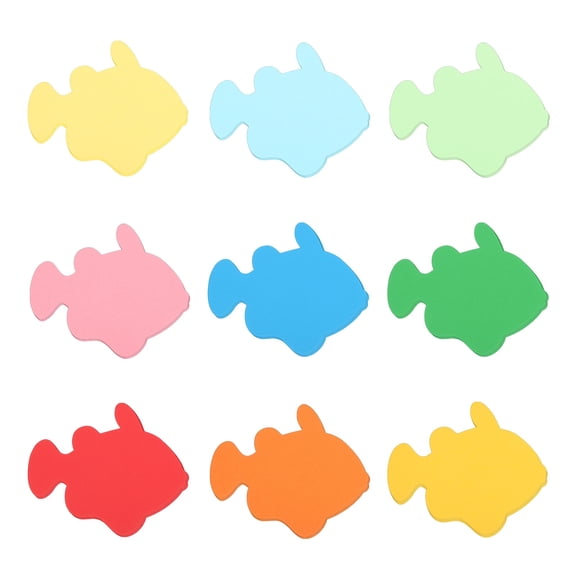 36 Pcs Colorful Fish Paper Cutouts, Bulletin Board Cutouts Decor