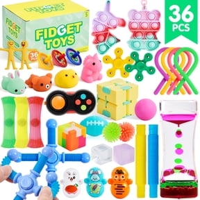 Joyfy 36 Pack Fidget Toys Adults Party Favors, Sensory Toys for Kids with Treasure Box Toys Classroom Prizes Stress Relief Gifts Pinata Stuffers Goodie Bag Fillers