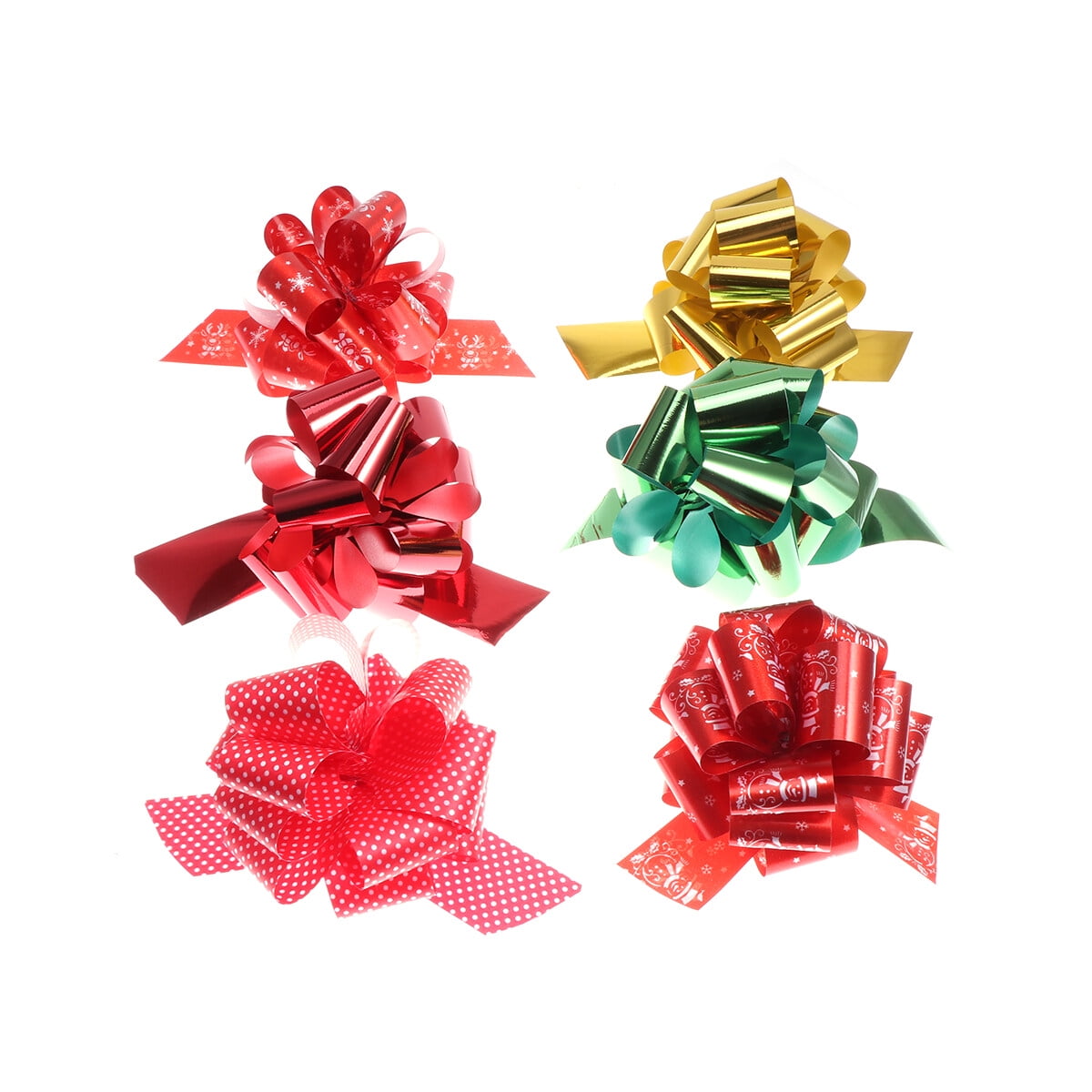 36 Pcs Gift Bows Present Wrapping Present Ribbon Gift Bow for Birthday Red Bows Basket Bow