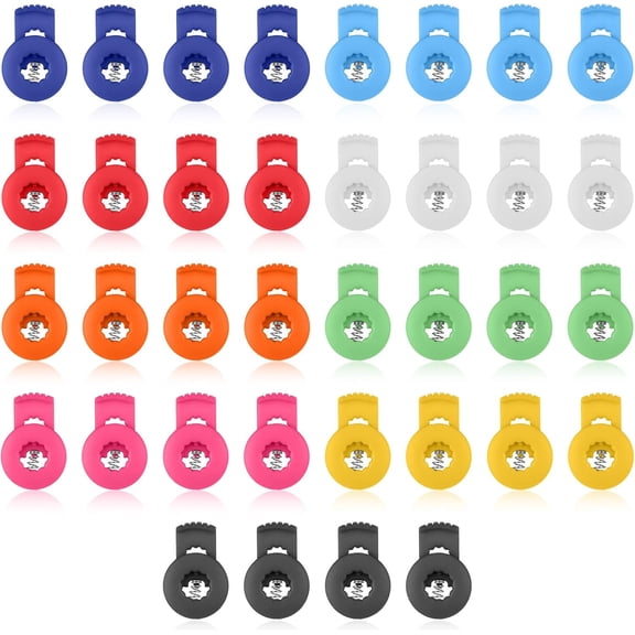 36 Pcs Glove Locks, Baseball Glove Lace Locks, Gloves Lock Clips | for Baseball & Softball, for Easy Gloves Repair & Secure Fit, for All Players, 9 Colors