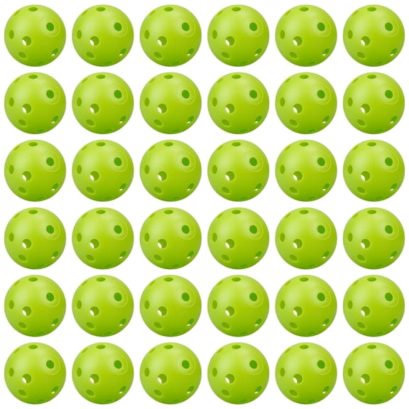 36 Pcs Golf Practice Balls, Mini Hollow Baseballs for Practice, Plastic Baseball Training Balls, Indoor Practice Balls for Hitting, Throwing, and Catching, Ideal for Schools and Clubs