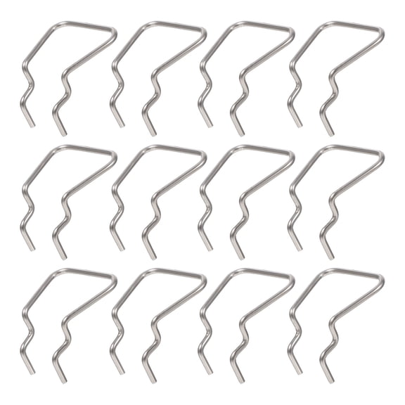 FUEENIRVA Single Pegboard Hooks Stainless Steel for Grid Wall Display 36Pcs