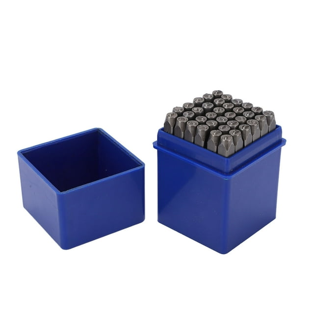 36 Pcs Letter Stamps English Letters Numbers Metal Leather Carbon Steel