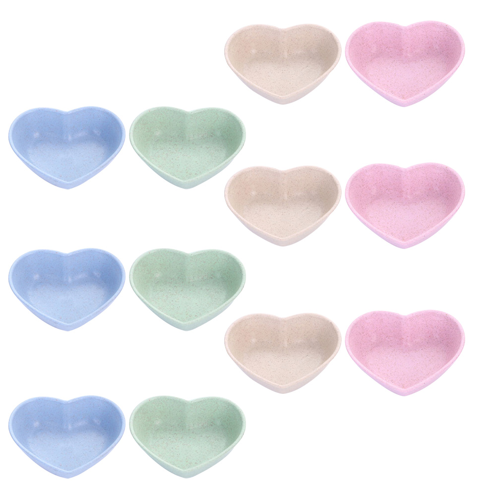 36 Pcs Love Seasoning Dish Sauce Dishes Table Decorations for Dining