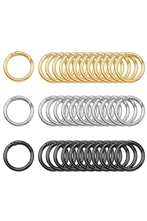 36 Pcs Mini Locking Carabiner Clip Small Keychain Rings  for Purses Paper Crafts Keyrings Buckle Bags DIY
