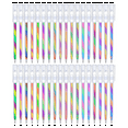 thumbnail image 1 of 36 Pcs Rainbow Gel Pens Color Changing Glitter Neon for Adult Coloring Book, 1 of 8