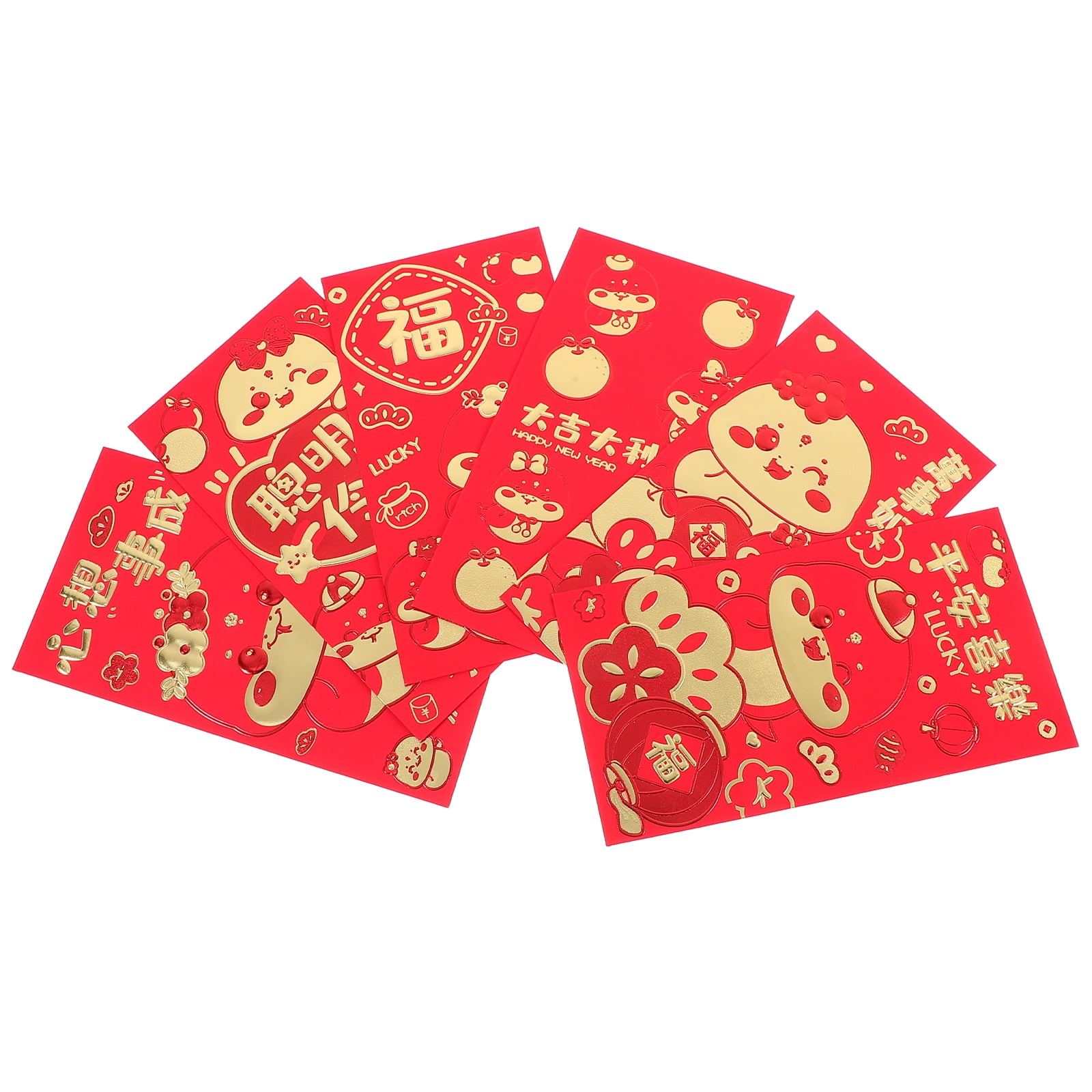 36 Pcs Snake Theme Lucky Money Packets 2025 Chinese New Year Red ...