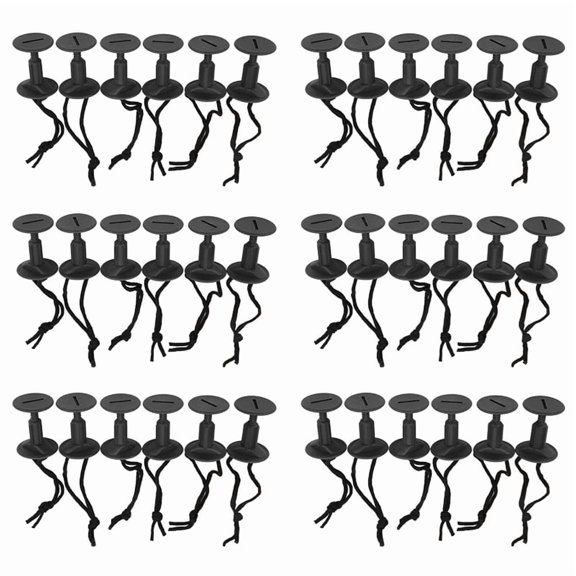 36 Pcs Surfboard Leash Plugs with Cords Strings Water Surfing Accessories Surf Leash Plug Bodyboard Accessory