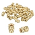 thumbnail image 2 of 46 Pcs Threaded Inserts, M3 Brass Heat Set Insert For 3D Printing, M3x5x6mm 2 of 14
