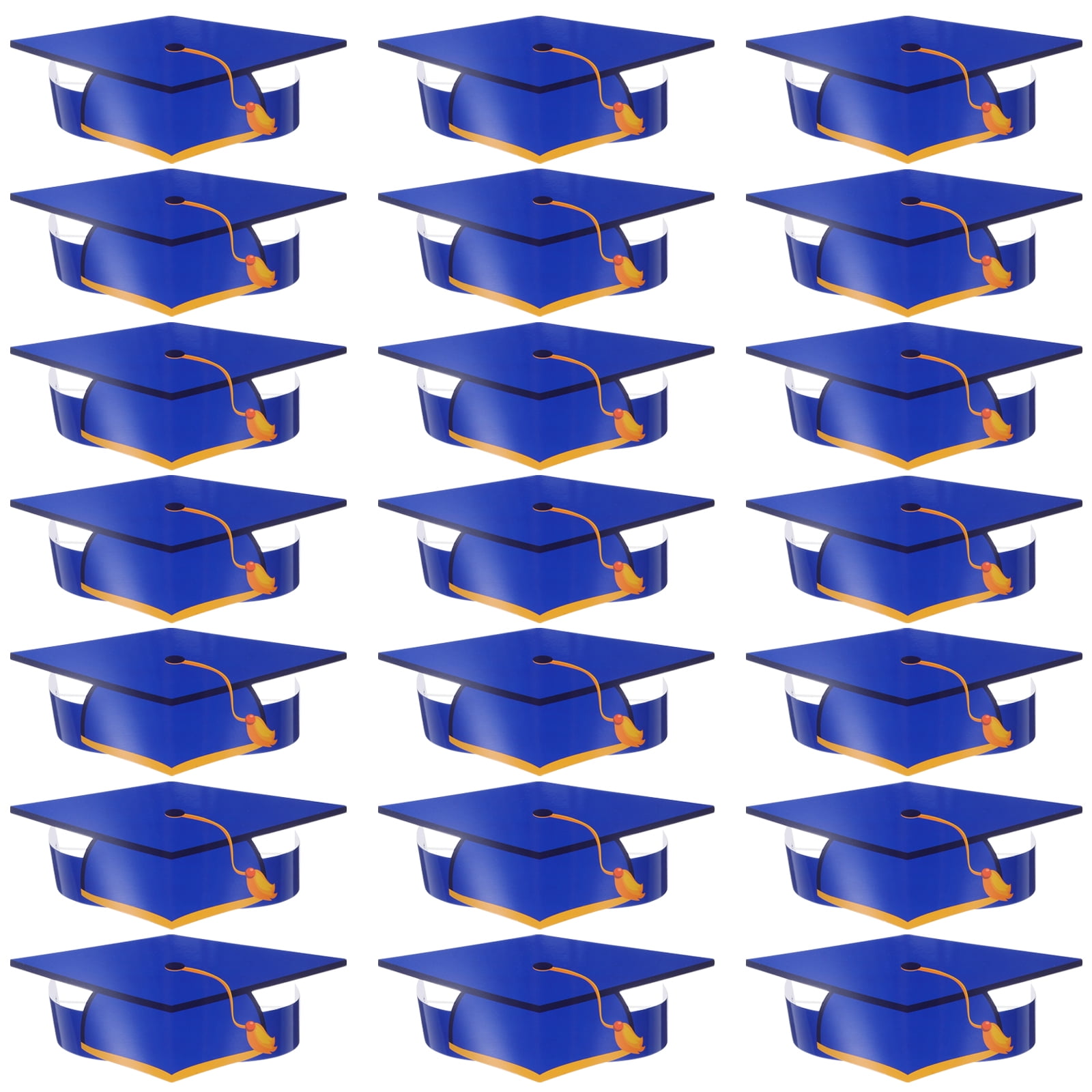 36 Pcs Topper Cap Headbands for Graduation Insert Doctor Paper Hat