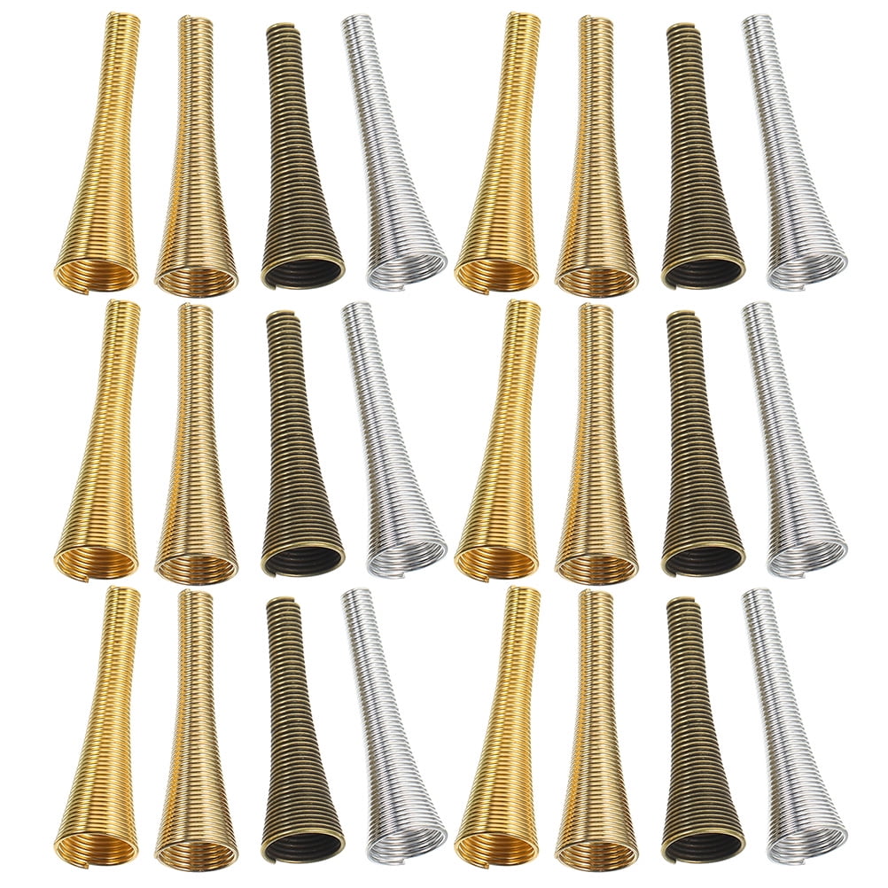 36Pcs Bead Caps for Jewelry Making Cone Shape Bead End Caps DIY Supplies