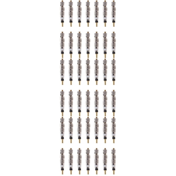 CRILSTYLEO Tire Stem Core Replacement Silver for Bike Use te Tires 36Pcs