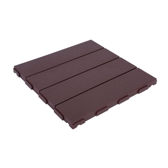 36 Pcs Waterproof Balcony Floor Tiles, Easy Snap Connection Slip Resistant Outdoor Flooring, Great Friction Anti-break Patio Deck Tiles with Efficient Drainage Design, Porch Backyard Pathway Tiles